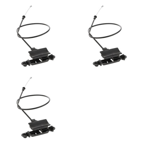 3X Car Hood Release Cable Hood Pull Cable 51237164798 for  E70 E71 X5- X6 2007-2014