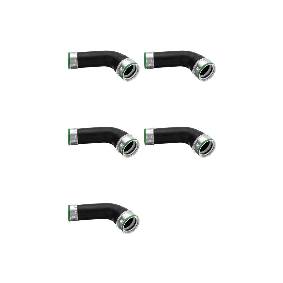 5X Turbocharged Intercooler Hose 7H0145708h 7H0145708e 7L6145790b Dcw121tt For Transporter T5 1.9 Tdi Black 6031085387490