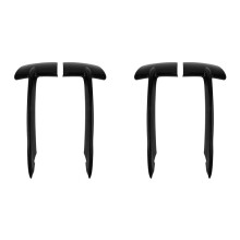 4x Car Front Bumper Grille Trim Molding 51117303113 51117303114 for X5 F15 2013-2018 Bumper Grille Trim Strips