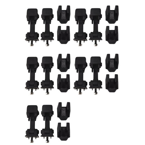 10X Kit de Trava de Capô para   TJ 2007-2016 Preto