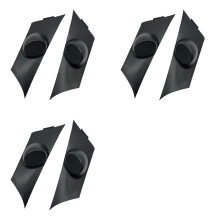 6X Car Tweeter Triangle Tweeter Speaker Shell Tweeter Triangle Treble Horn Cover for VIII 2010 2011