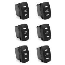 6X Turn Signal Rocker LED for RV Vehicle Off-Road Pickup Tractor Boat Motorcycle 4Pin Universal