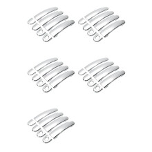 40PCS for  4 MK4/Rabbit A4 1J 1997-2006 Door Handle Cover Trim Chrome Car Door Handle Covers 2 Holes