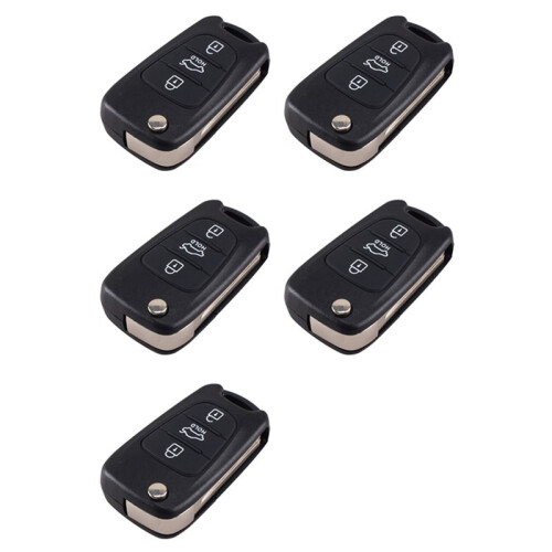 5X 3 Buttons Flip Folding Remote Key Shell Case for  I20 I30 I35 IX20 IX35