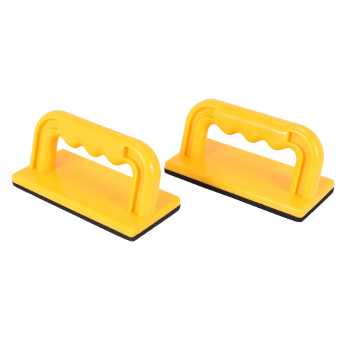 Wood Cutting Push  Stick Block 2-Pack Set – Angle Handle Foam Pad Holder Blocks For Cutting  Jointer, Table Saw 1