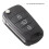 5X 3 Buttons Flip Folding Remote Key Shell Case for  I20 I30 I35 IX20 IX35 7