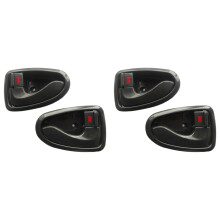 4x Manija Interior de la Puerta Interior del Automóvil Frente Trasero Derecho / Izquierdo Par para Accent 2000-2006