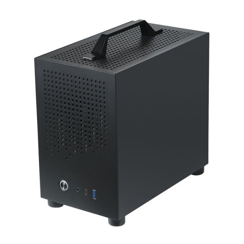 Micro-ITX Case PC Case SKTC A17 SGCC Computer Case Support Micro-ITX  PC Black
