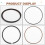 172030072A Car Ring Set Piston for  Korando C 17203-0072A 2