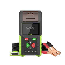 Automotive Battery Tester with Printer,12V 24V Car Battery Load Tester,Battery Capacity Tester,Relay Tester,Leakage Test