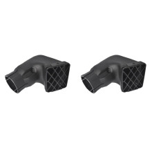 2pcs 3.0inches Car Universal Snorkel Inlet Air Intake Pipe Wading Throat for Off-Road Mud