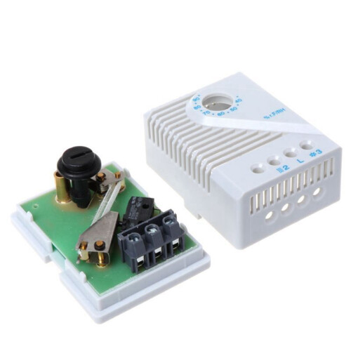 Mechanical Hygrostat Humidity Controller Connect Fan Heater for Cabinet MFR012 1