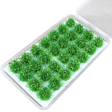 28 STUKS 1 Doos Vegetatie Groen Blad Bloem Cluster Model Model Trein DIY Materiaal Materiaal Tafel ScèNe Zand Speelgoed G