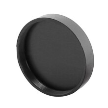 Coperchio di Protezione Antipolvere per Obiettivo Telescopio Completamente nel Metallo M48X0,75Mm per Astrofotografia Nero