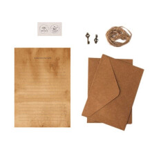 12 Stuks Vintage Kraftpapier Schrijfpapier Europese Stijl Papier voor Het Schrijven van Brieven Briefpapier Briefpapier Nummer 1