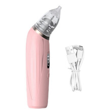 Aspiratore Nasale Elettrico per Bambini, Dispositivo di Aspirazione Nasale Ricaricabile, Punte In Silicone Alimentare, 3 Modalità di Aspirazione,