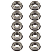 10 Stuks F688ZZ Flensradiaalkogellagers Metaalstaal Dubbel Afgeschermd Flenskogellager, 8 X 16 X 5 mm voor Motor