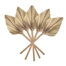12 Stuks Natuurlijke Gedroogde Palmbladeren Decor Boho Gedroogd Blad voor Bruiloften Decoratie Slaapkamer Keuken Kantoor 10X40Cm