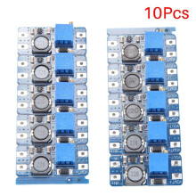 10Pcs - Boost Module 2A Boost Board Input 3V/5V to Boost 5V/9V/12V/24V Adjustable Multi-Function Convenient Module