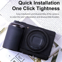 Aluminum Alloy Base Camera Handle for GR3 GRX Camera Grip Quick Installation Board Accessories Silicone Handles