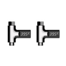 2X LED Display Thuis Water Douche Thermometer Temperatuurmeter Monitor Keuken Badkamer Home Babyverzorging