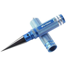 Doe-Het-Zelf Gatenpons voor Houtbewerking en Modelbouw - Handmatig Boorgereedschap met Expansiegatopening, Blauw