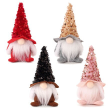 Bambola Senza Volto di Gnomo di Natale da 18 Cm, Decorazione per la Casa di Buon Natale, Regalo di Natale per I Regali di Natale di Capodanno