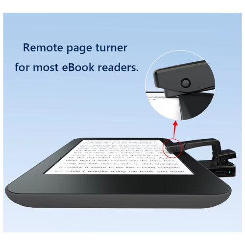 Remote Control Page Turner Ring for  Paperwhite Oasis,  E-Reader Controller,Camera Shutter D07 Pro 2