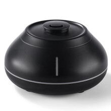 New Colorful Flame Aromatherapy Machine Desktop Air Humidifier Home Diffuser Aromatherapy Machine,Black