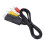 RCA to -Compatible Converter, AV to -Compatible Cable, Adapter Supporting PAL NTSC for PC,Laptop,TV 5