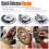M10 Self Locking Pressing Plate for Angle Grinder Quick Clamping Quick Release Nut Power Tools Accessories 3