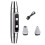 Double  Jade Flashlight 6 Light Source USB Direct Charging Identification Jewelry Jade Fluorescent Lamp, Silver 1