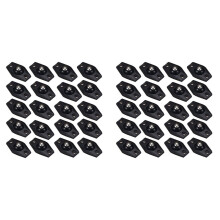 40 Pezzi Ruote Girevoli Ruote per Mobili Ruote Autoadesive Ruote Ruota Universale un 360 con Sfera un Rullo