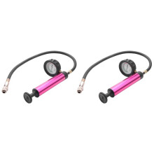 2X Water Tank Lek Detector Schokbestendige Wijzerplaat Auto Manometer Tester Koelsysteem Tester Radiator Druk Pomp