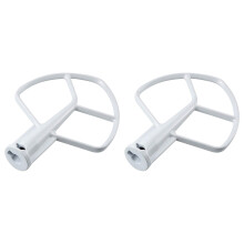 2X K5AB K5SS Kitchen Mixer Aid Coated Flat Beater, Replacement for Mixer W10807813,9707670 Accessories