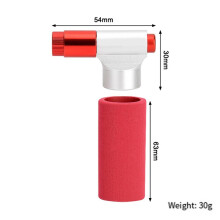 CO2 Fietspomp voor Fiets Type Aluminium Inflator Fietspomp Hoofd Fietspomp Schraderventiel Compatibel