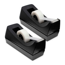 Dispenser di Nastro Adesivo da Scrivania - Base Antiscivolo - Dispenser per Rotoli di Nastro Ponderato - Perfetto per Ufficio, Casa, Scuola,