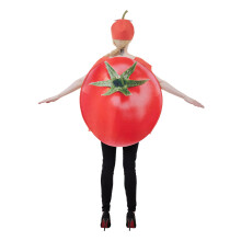 (Tomatenscheiben, Einheitsgröße für alle Erwachsenen) Tomatenscheiben-Rollenspielkostüm für Erwachsene