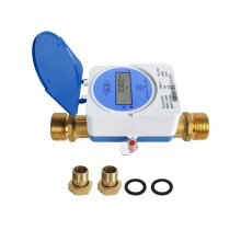 Tuya Zigbee Watermeter Dn25Mm LCD-Scherm IP68 Werkt met Waterhoeveelheid, Stroomverbruikmeting