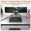 Retro Typewriter Keyboard Wireless  Mechanical Keyboards 83 Keys Computer Keyboard for Laptop PC Gaming 2