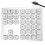 Wireless  Keyboard Phone Tablet Keyboard  Keyboard Mouse for   Android  White 1
