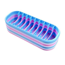 10-Compartment Gradient Color Diamond Art Storage Box - Large Capacity Wear Diamond Art Diamond Bead Organizer
