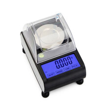 Digitale Milligramweegschaal, Sieraden, Goud, Laboratoriumweegschaal, 50 G X 0,001 G, Touchscreen, Lcd, Elektronisch, Laboratoriumweegschaal