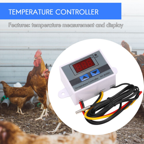 220V Digital LED Temperature Controller 10A Thermostat Control with  Digital Display Incubation Controller 1