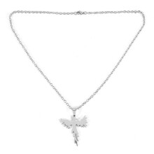 Sieraden RVS Phoenix Hanger met 50 cm Ketting, Ketting voor Heren Dames, Zilver