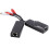 1 Pair RCA Audio Network Cable Extender Twisted Pair Transmitter RCA Interface 2-Way Audio Extender RJ45 to RCA Extender 2