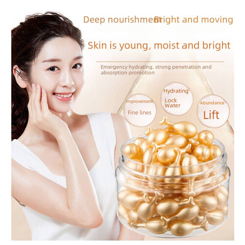 (30pcs)Vitamines Placenta Anti Rides Sérum Visage Capsule Hydratant Essence 2