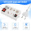 Multi-Interface Test Lamp Holder 12 Port Led Bulb Tester Versatile Led Lcd Tester for E27 B22 E14 Bulb Test EU Plug 10