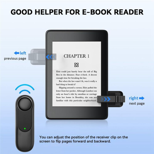 New Remote Control Page Turner Camera Camcorder Remote Control Extenders for  Paperwhite Oasis Kobo Ereaders 1
