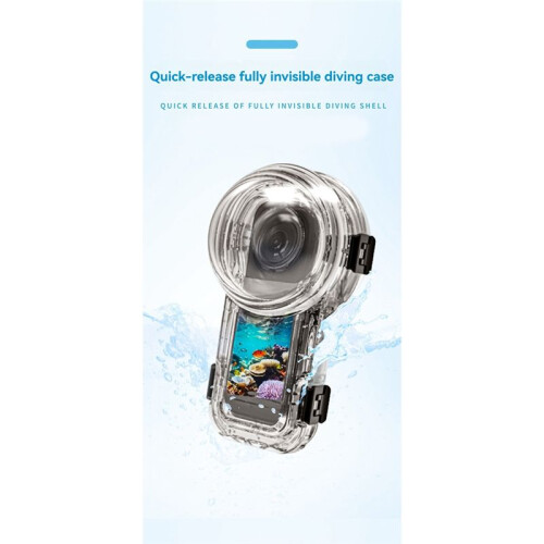 60M Waterproof Case for  X5 Invisible Diving Shell Underwater Protective Case for  X5 Action Camera 1